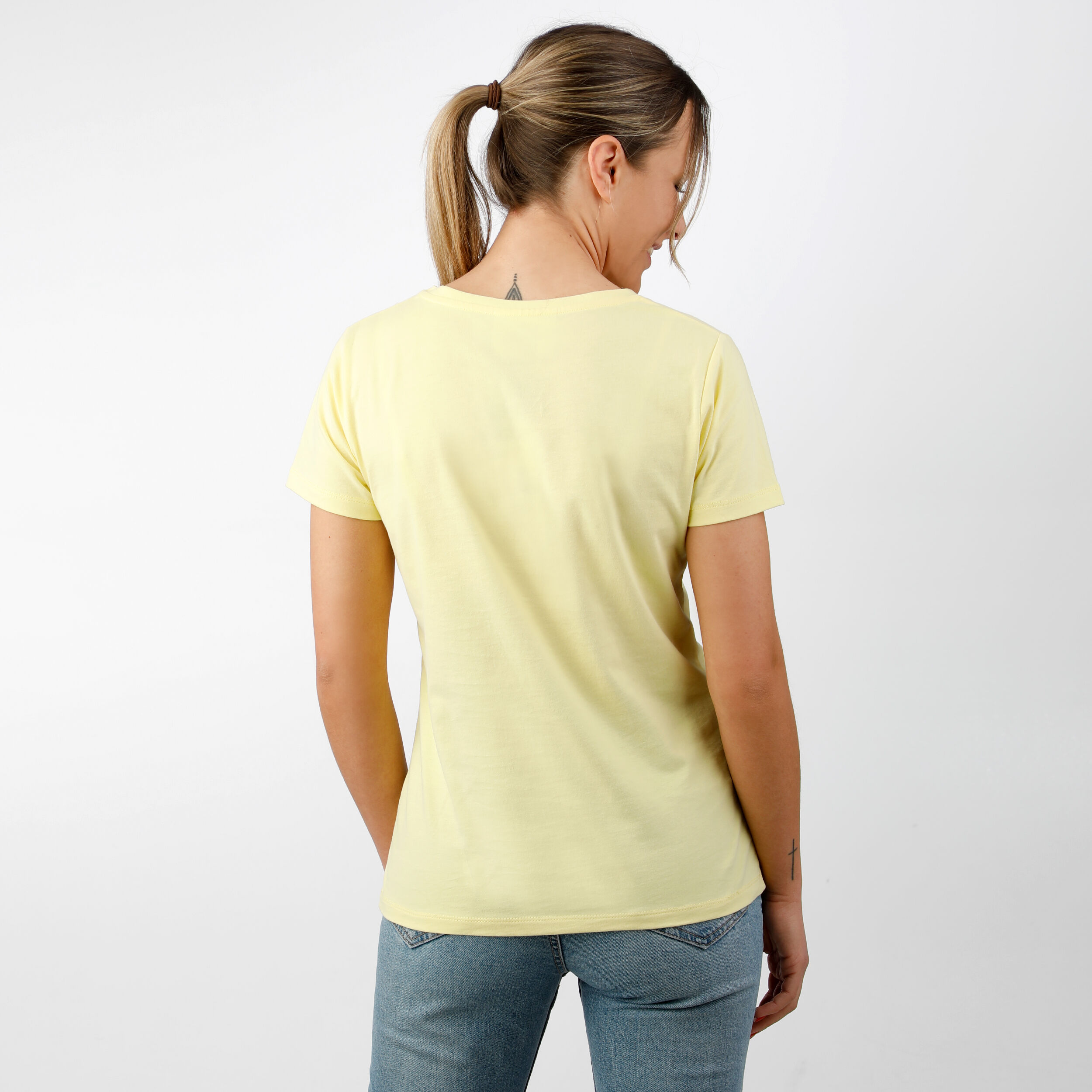 Quiet Please Happy Slam T-shirt Femmes - Jaune , Multicouleur
