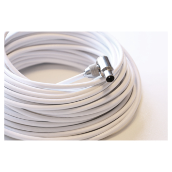 Q-Link coax stekker metaal haaks male
