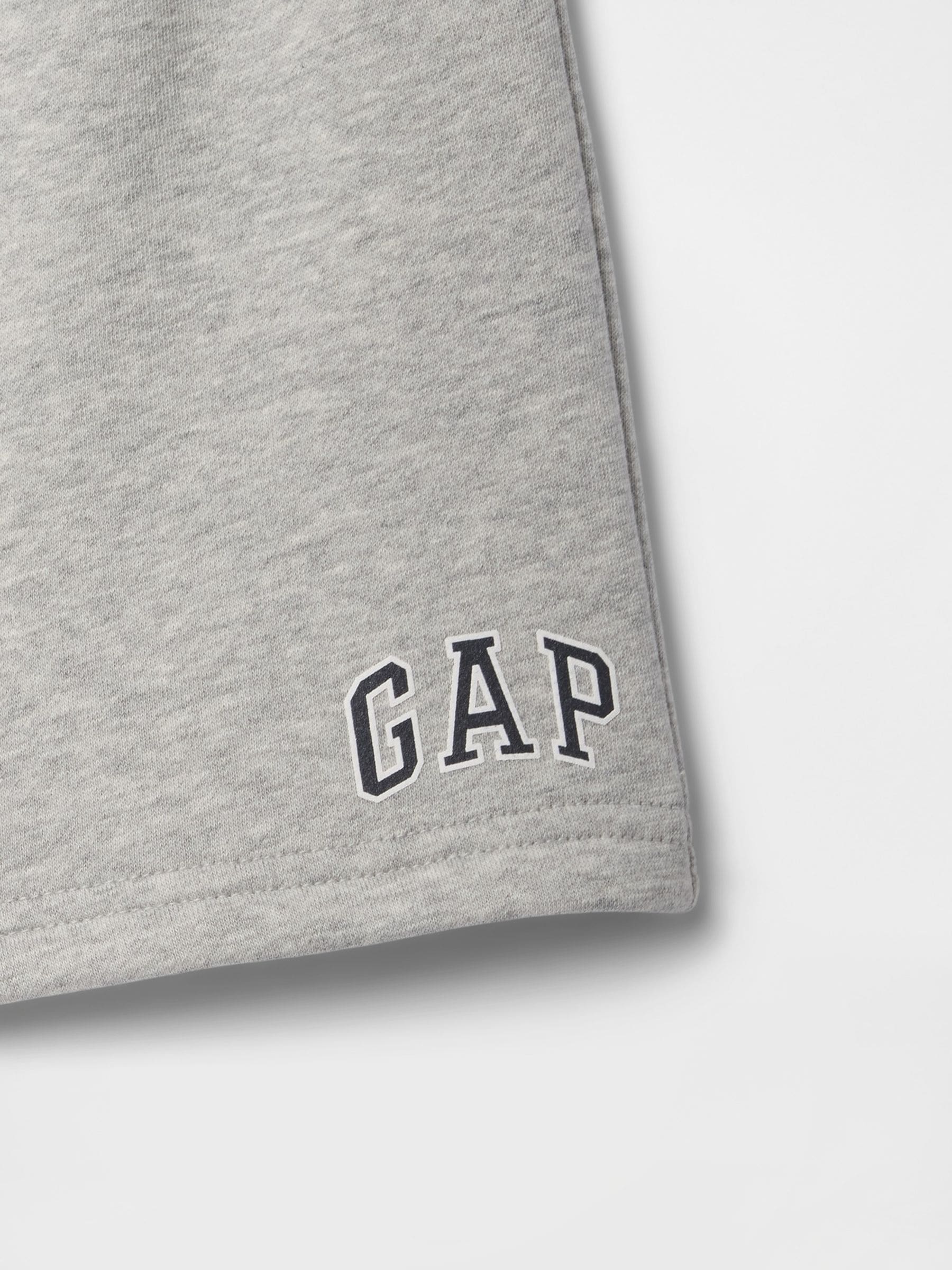 Grijs - Gap joggingbroek met elastische taille met logo (6 mnd - 5 jr)