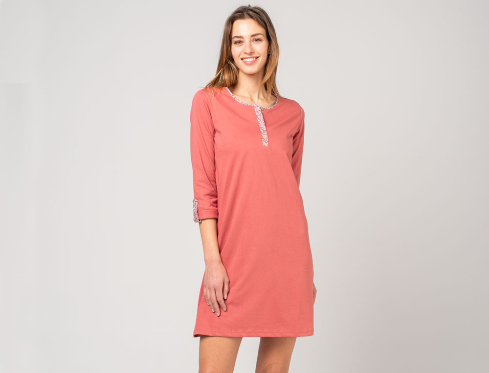 Chemise de nuit-Au jardin des plantes