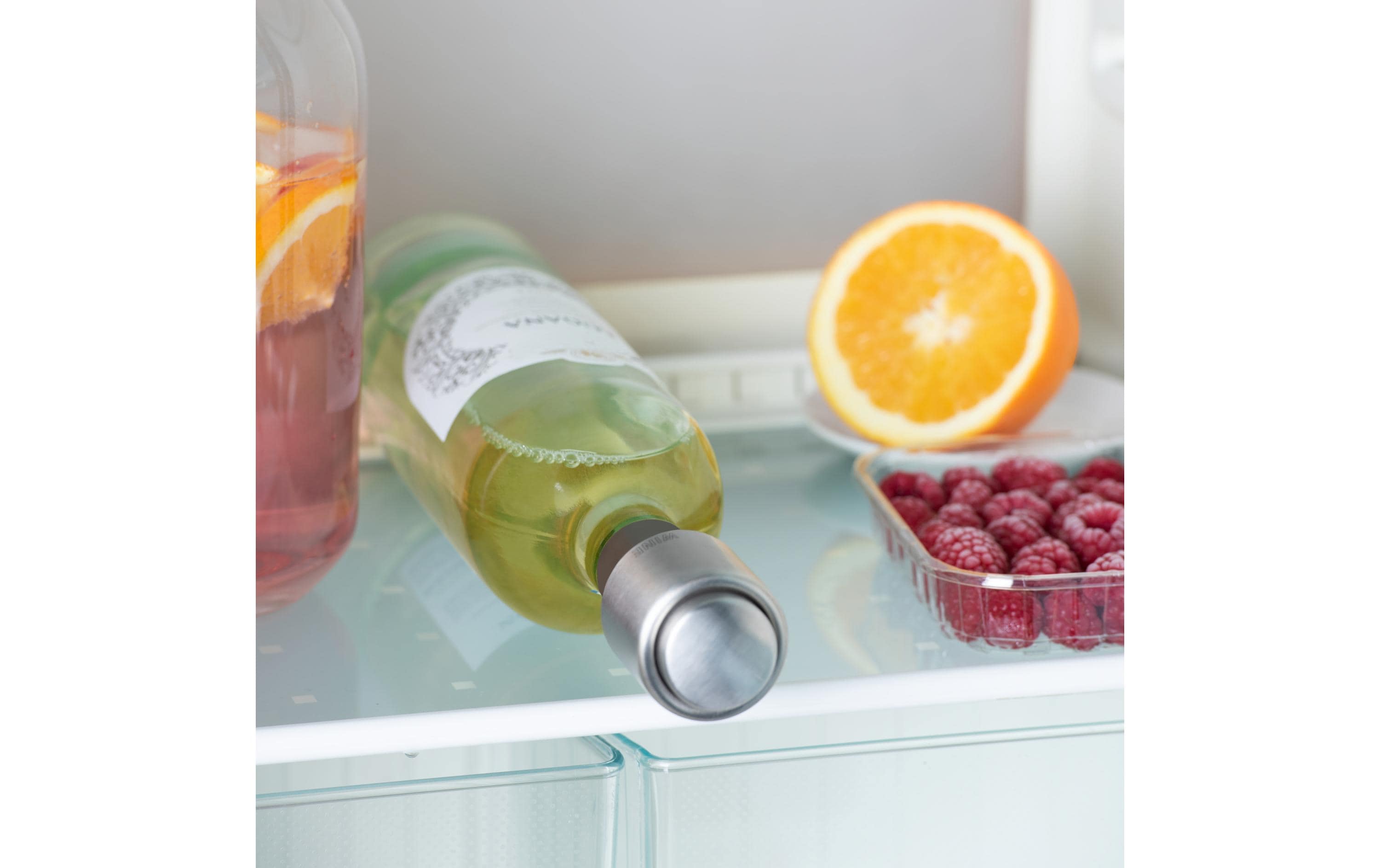 Weinflaschenverschluss Clever & More SilberAccessoire für Weinliebhaber
