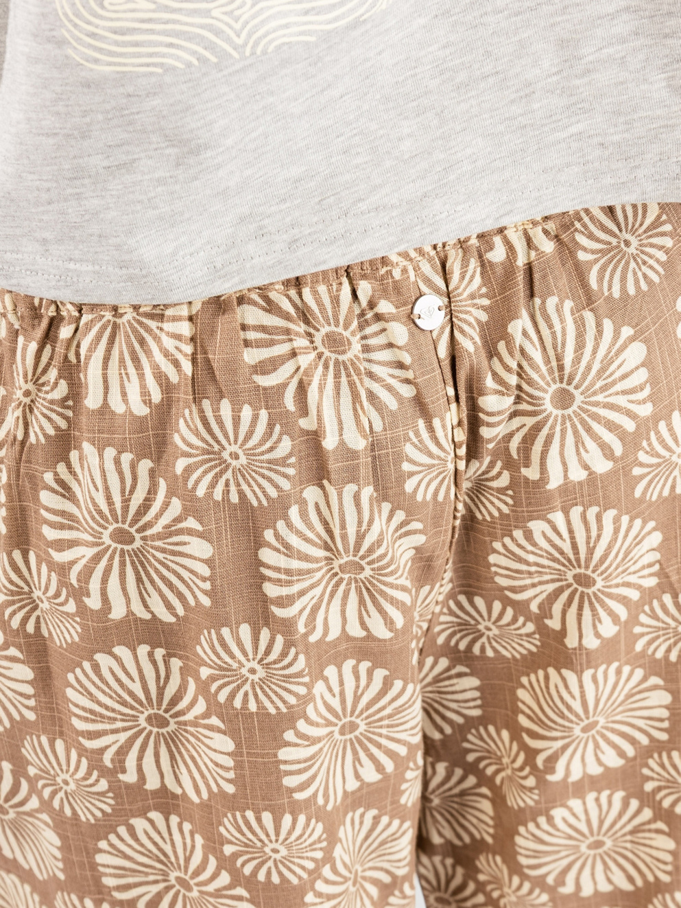 Roxy Midnight Ave Sl Pants portobella tropical tile