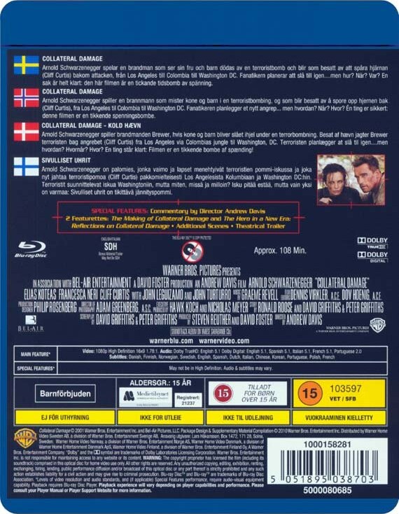 Collateral Damage / Kold Hævn - Blu-Ray