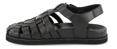 NOË Collection Fisherman Sandal Sort 4226101310