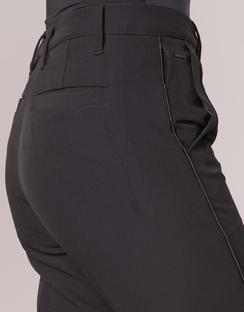 G-Star Raw - BRONSON HIGH SKINNY PIPING CHINO - Noir