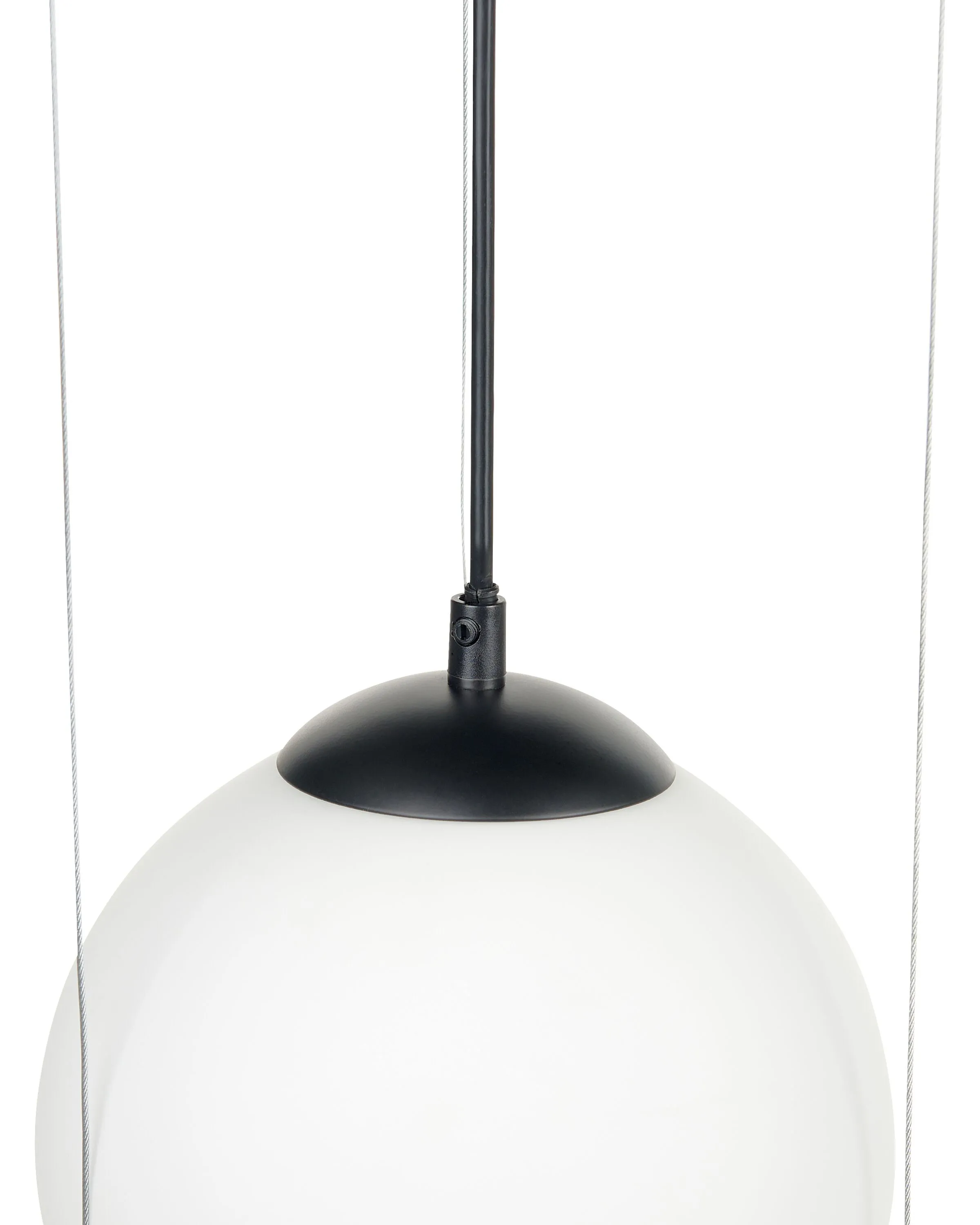 Hanglamp TOBINS Glas Zwart
