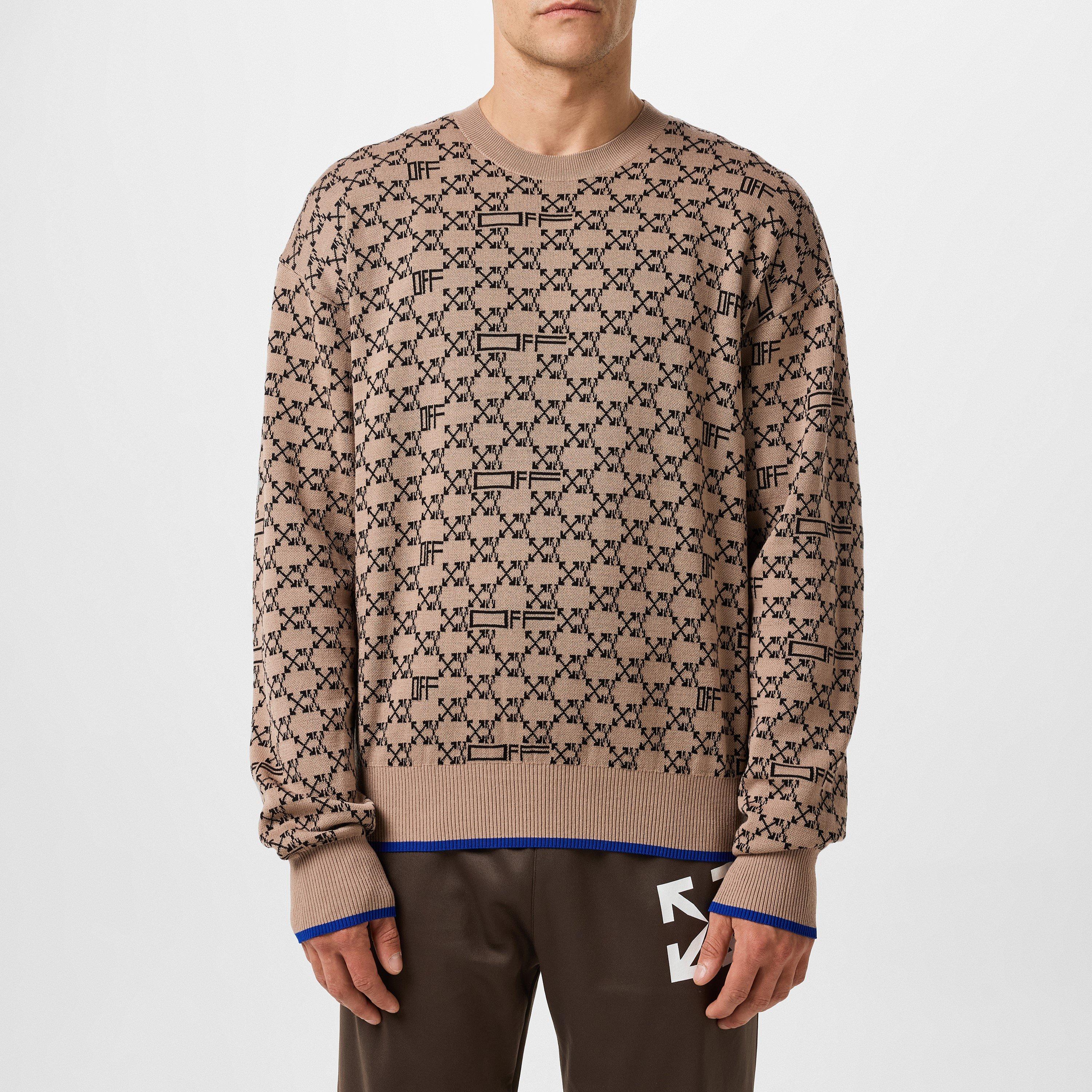 Off White All-Over Monogram Jumper