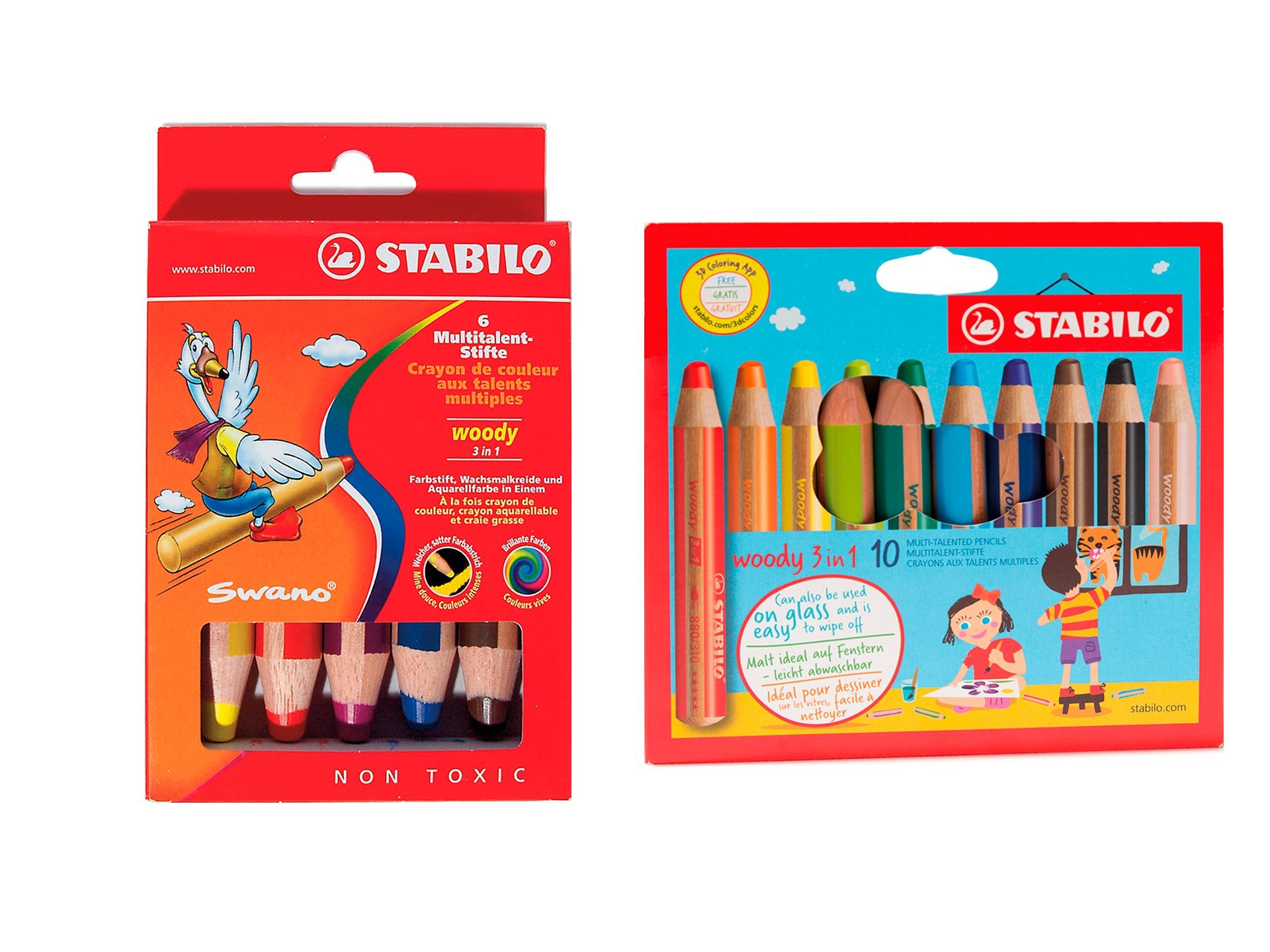Stabilo woody 3 in 1, Set
