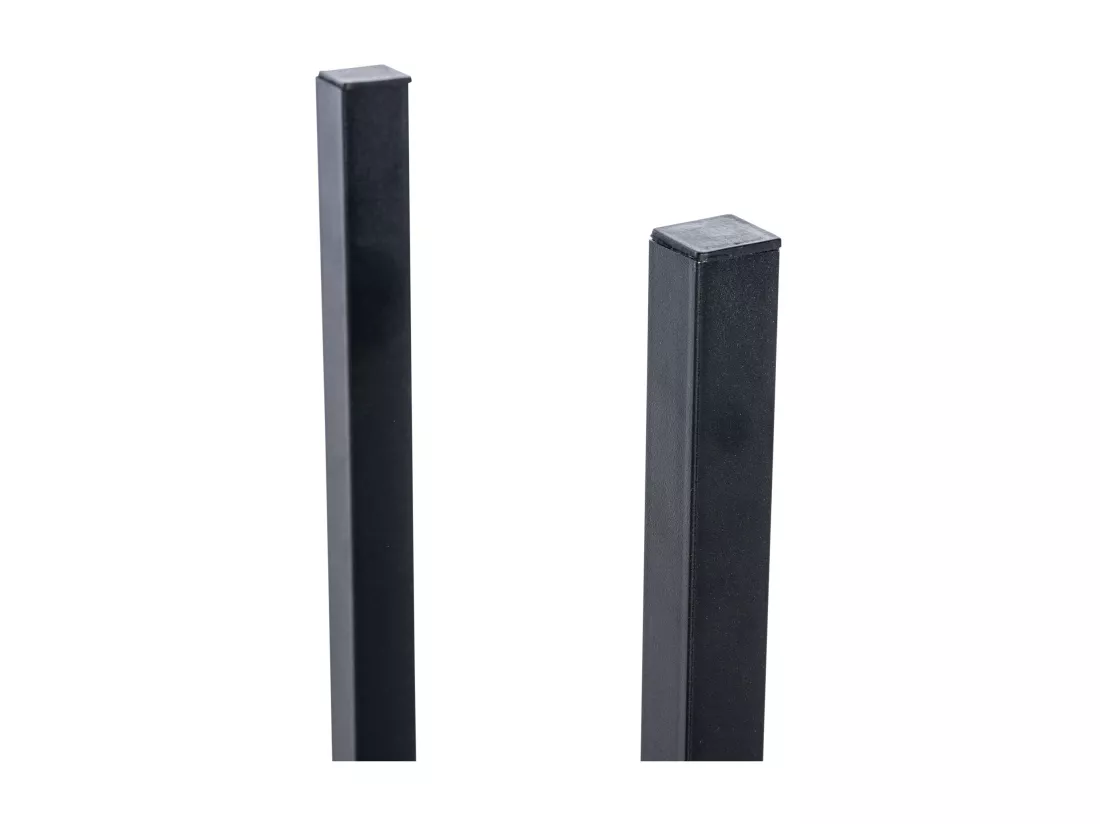 Etagère bois de cheminée - Métal - 60 x 25 x 62cm - Noir - Irondale