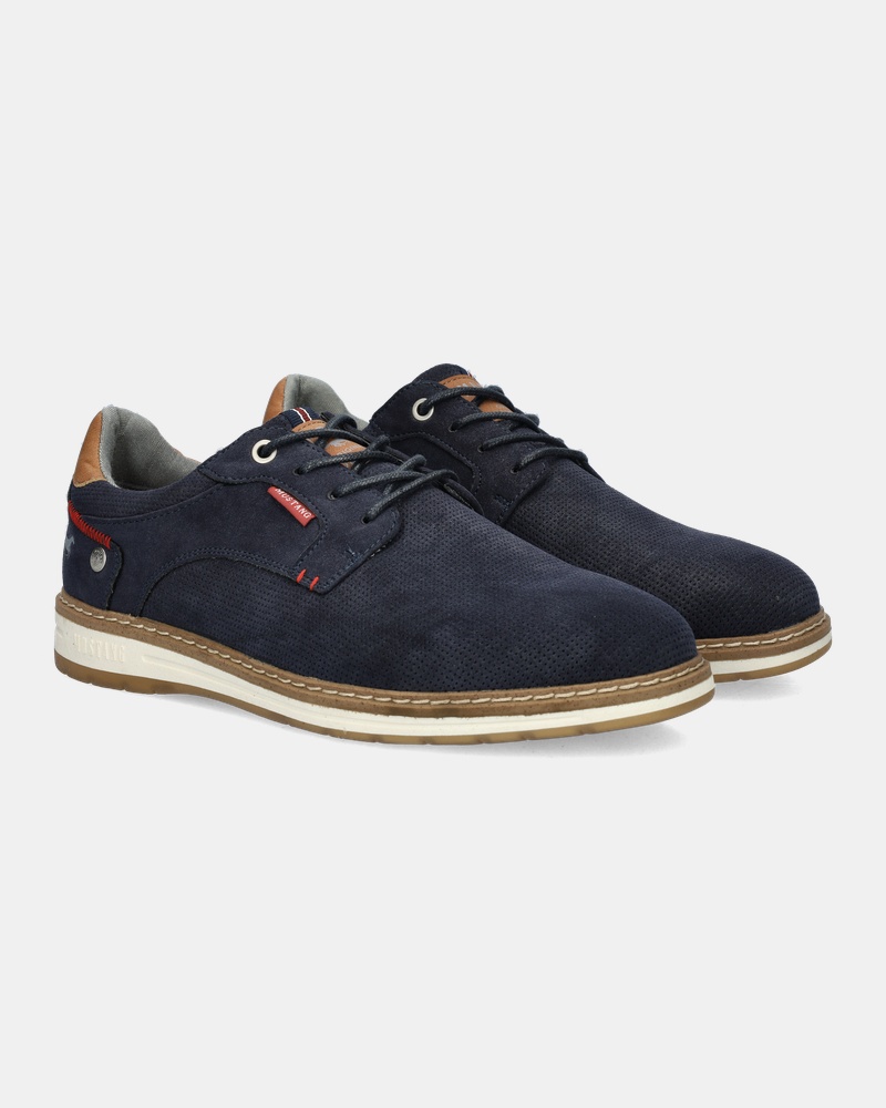 Mustang Veterschoenen  - blauw
