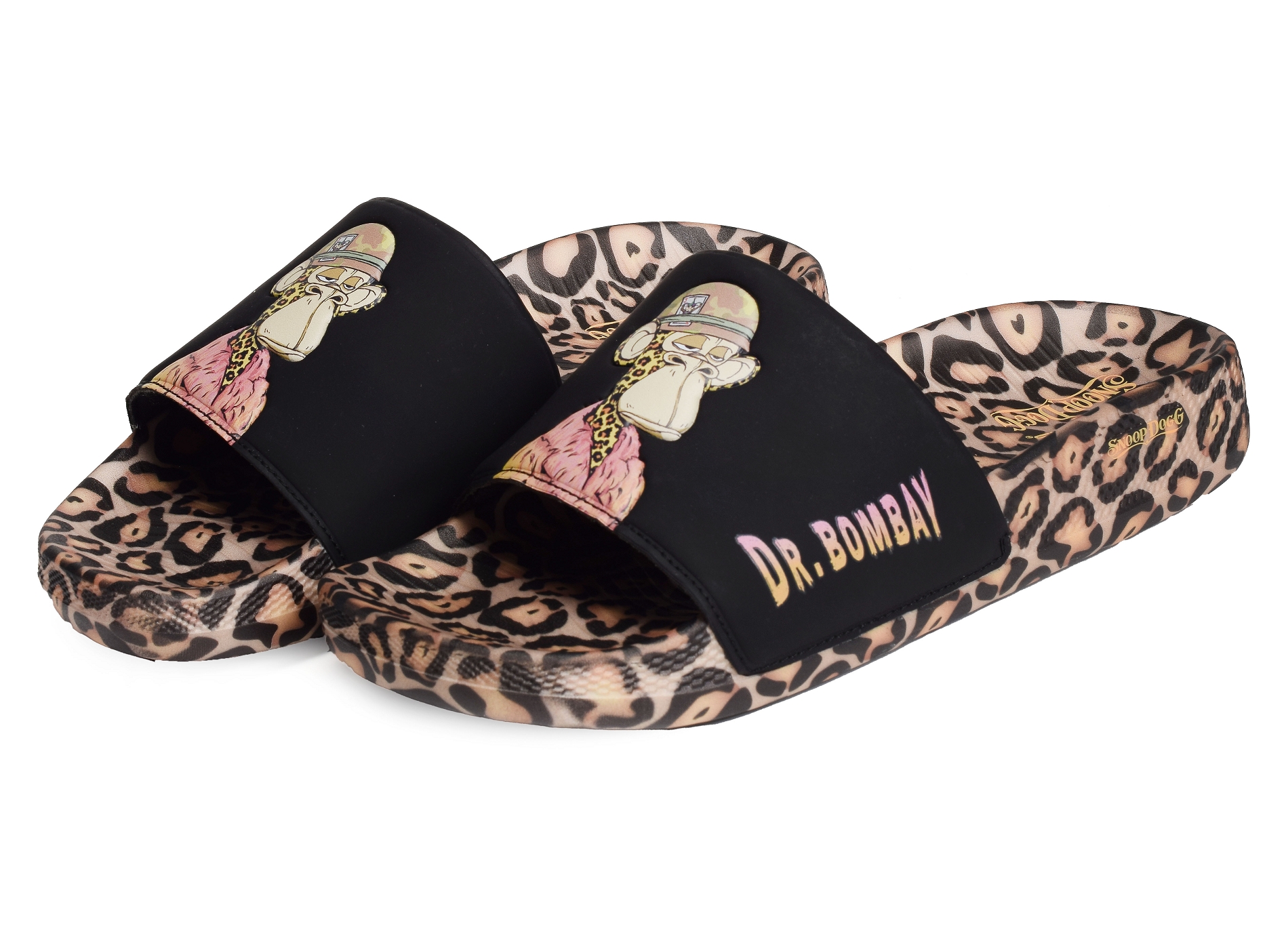 Sandal dr bombay noir léopard