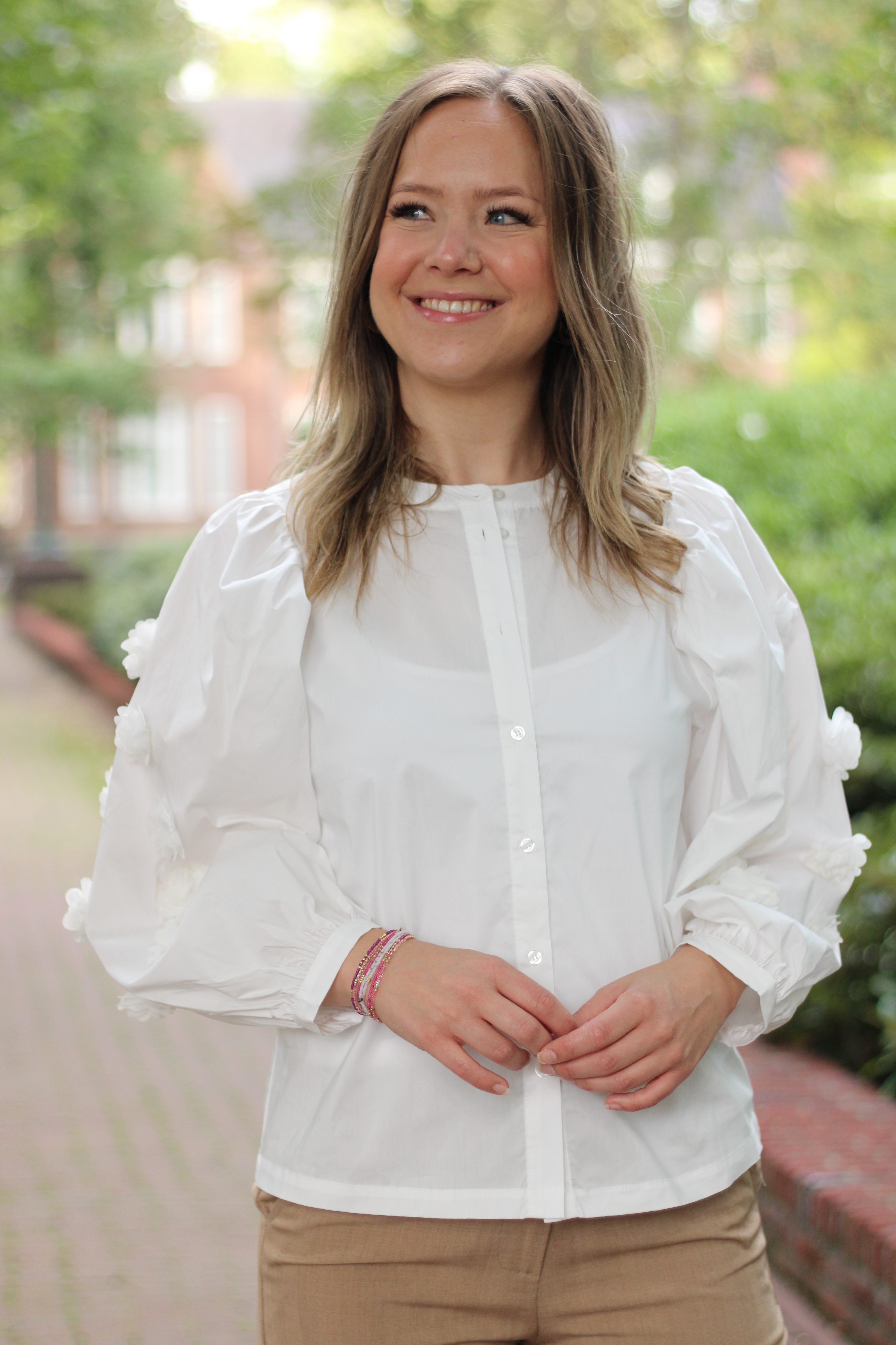 Culture - Elna Antoinett Shirt - Spring Gardenia