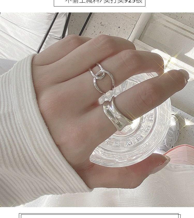 Hansha - 925 Sterling Zilveren Ring