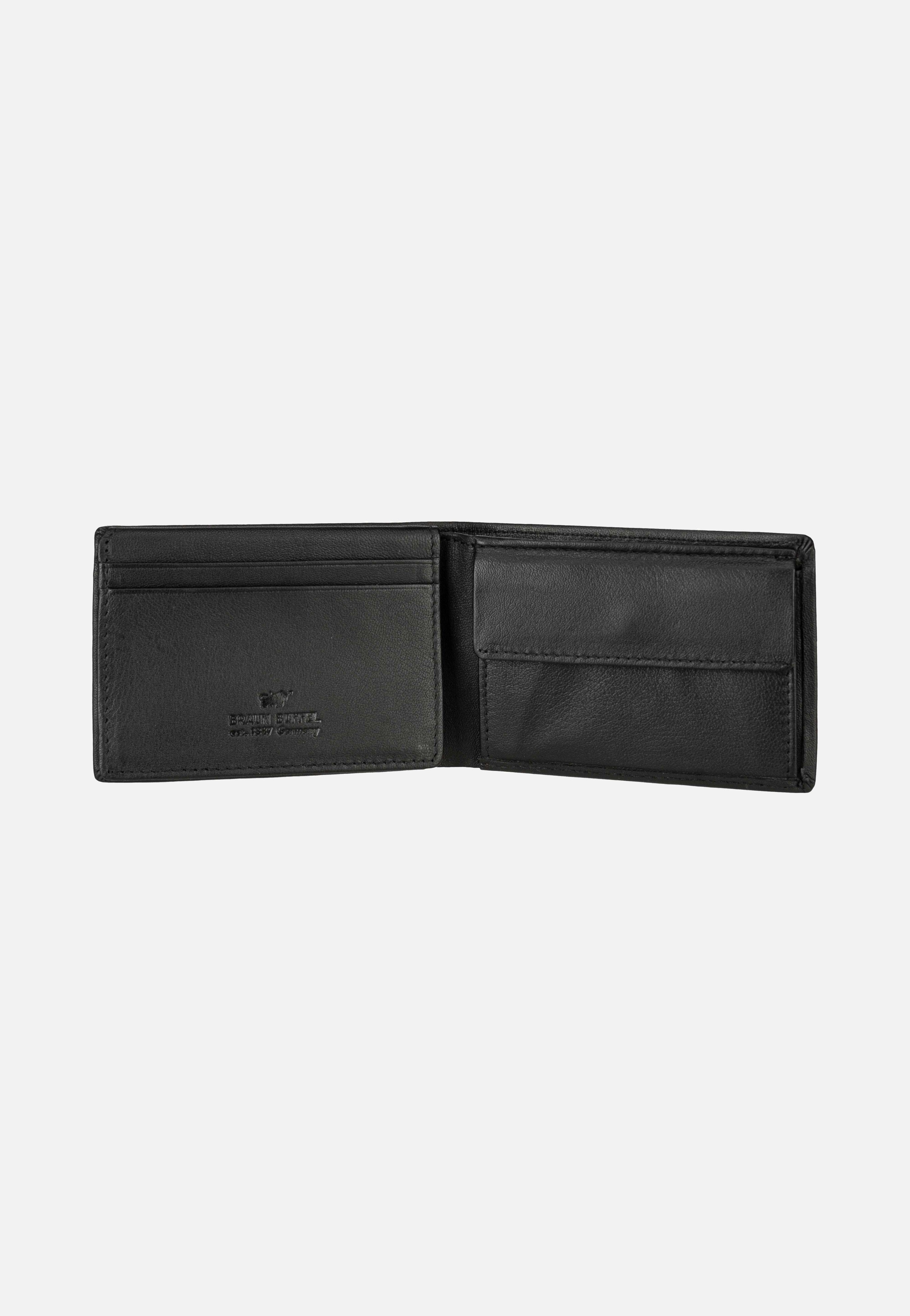Hannes Coin Wallet S 4Cs Schwarz - Portemonnaie