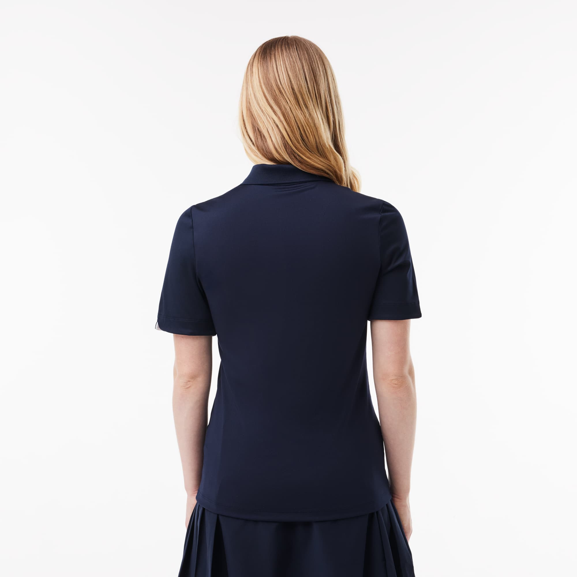 Polo Golf Lacoste SPORT stretch et respirant Manches Courtes - Bleu - Lacoste - Femme