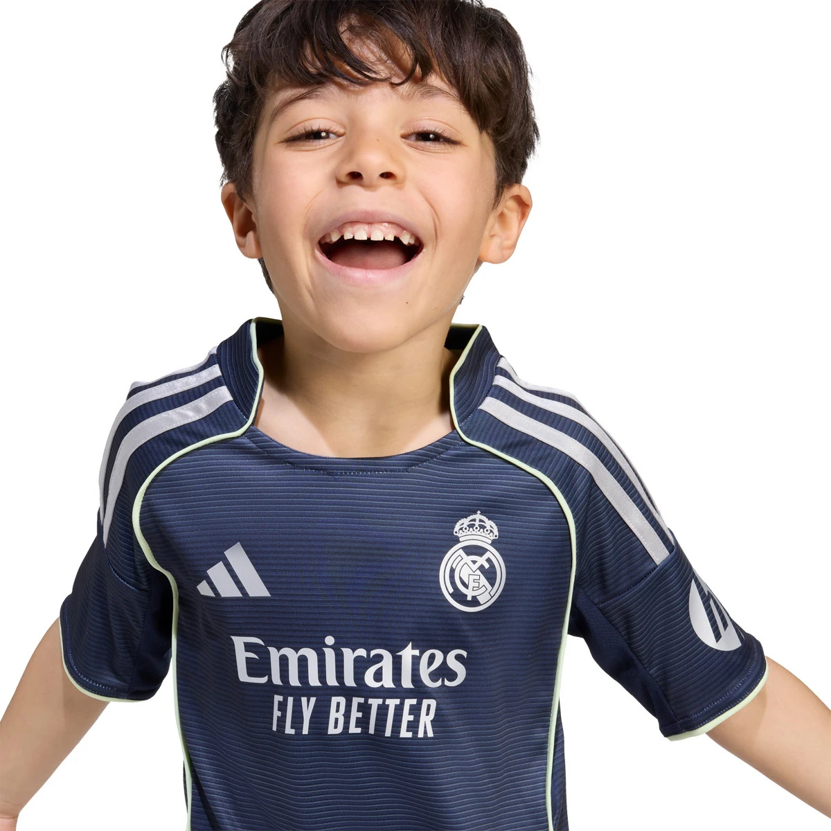 Conjunto adidas Real Madrid Segundo Equipamento 2025-2026 Criança
