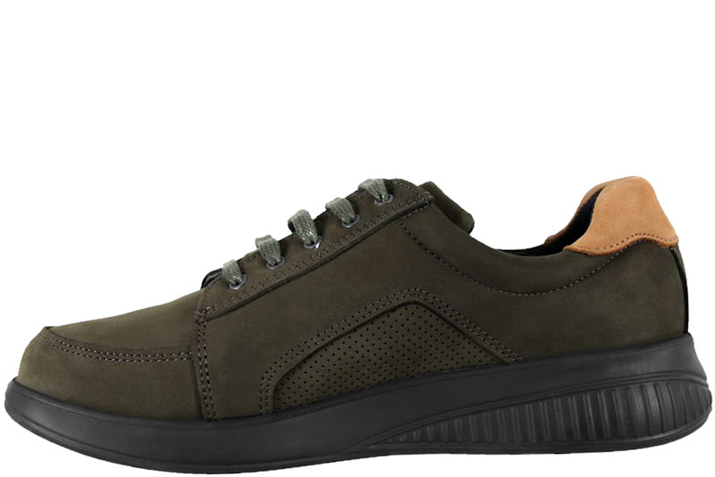 NEW FEET SKO I GRØNT NUBUCK