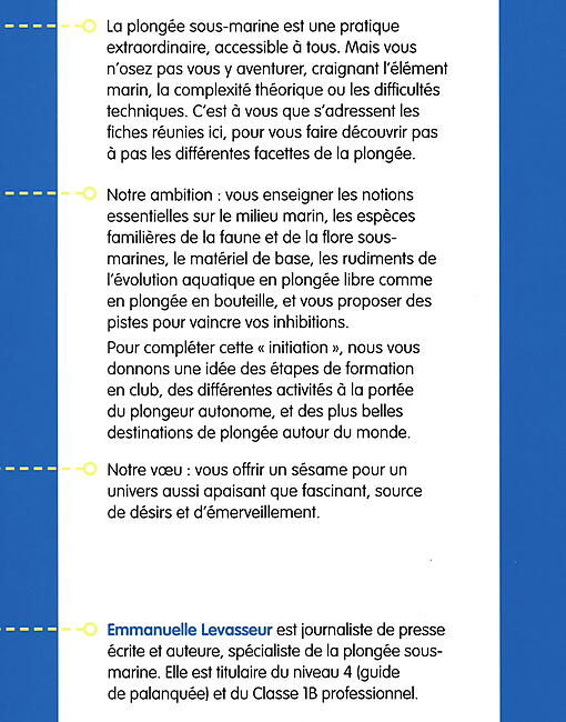 VAGNON - LES FICHES PRATIQUES DE LA PLONGEE