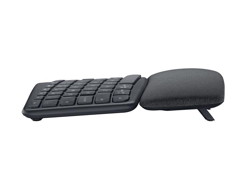 Logitech Tastatur Ergo K860 Ergonomische und kabellose Tastatur