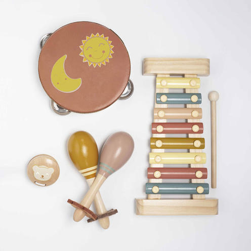 Coffret musical en bois FSC - Multicolor - TROIS KILOS SEPT