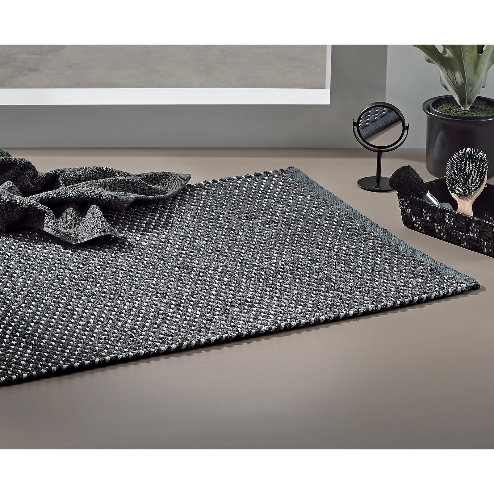 Kela Badkamer - Miu Badmat Smoke Blue 80x50 cm