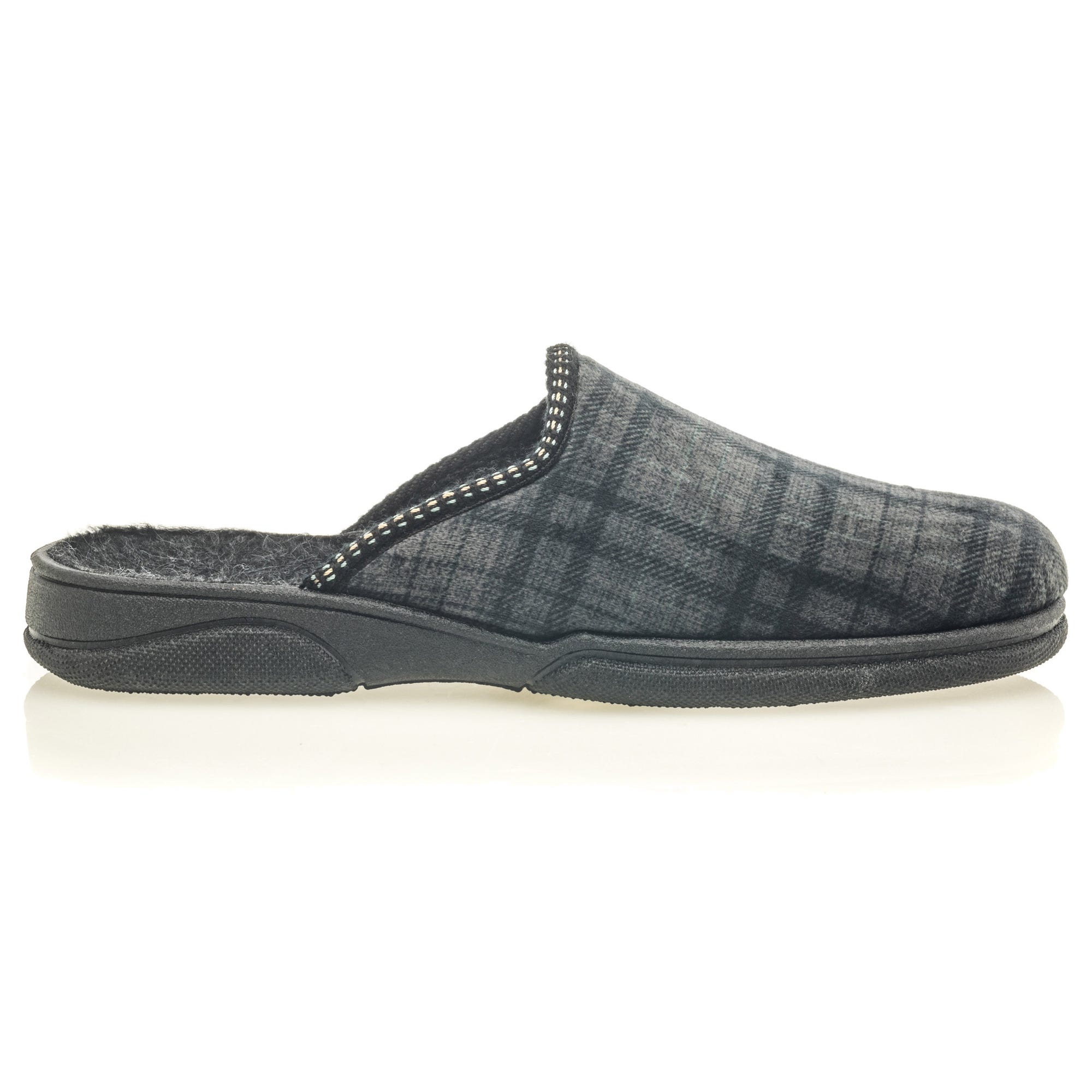 Pantoufles mules Homme gris