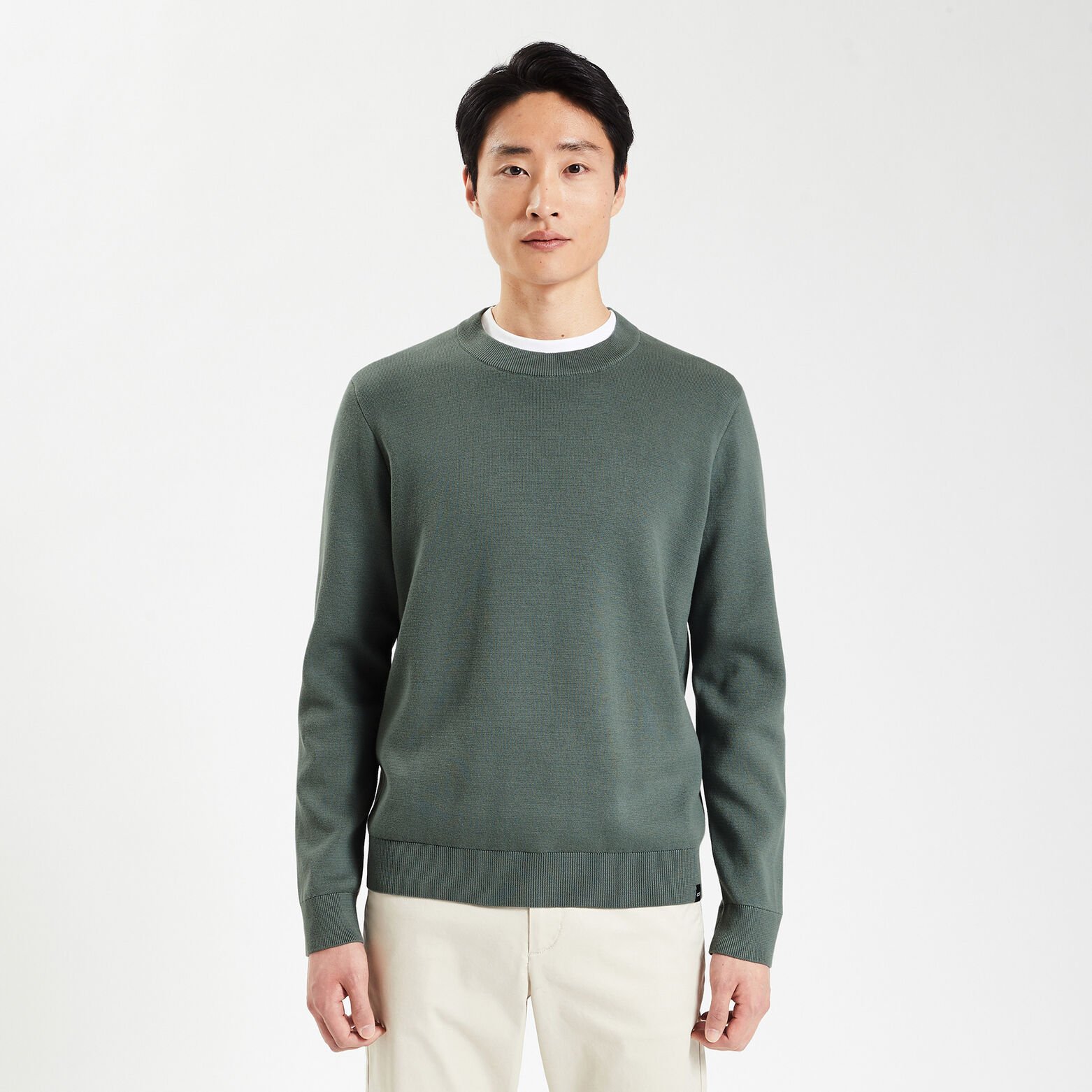 Pull uni 'le parfait by JULES' Vert clair
