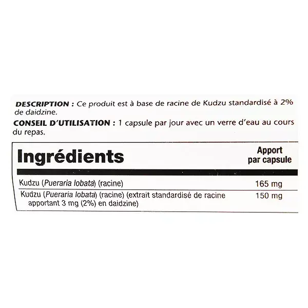 Solaray Kudzu 150mg 60 cápsulas