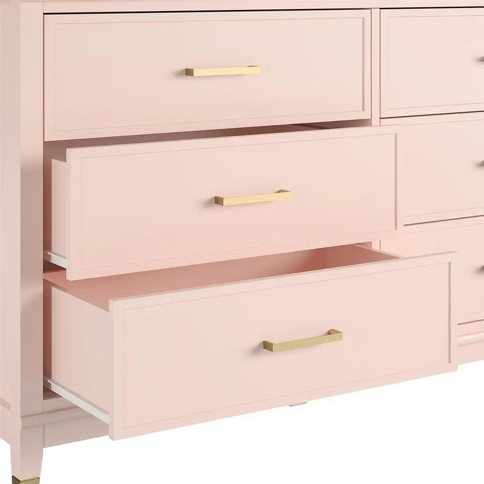 Camila - Bureau met 2 laden in wit MDF