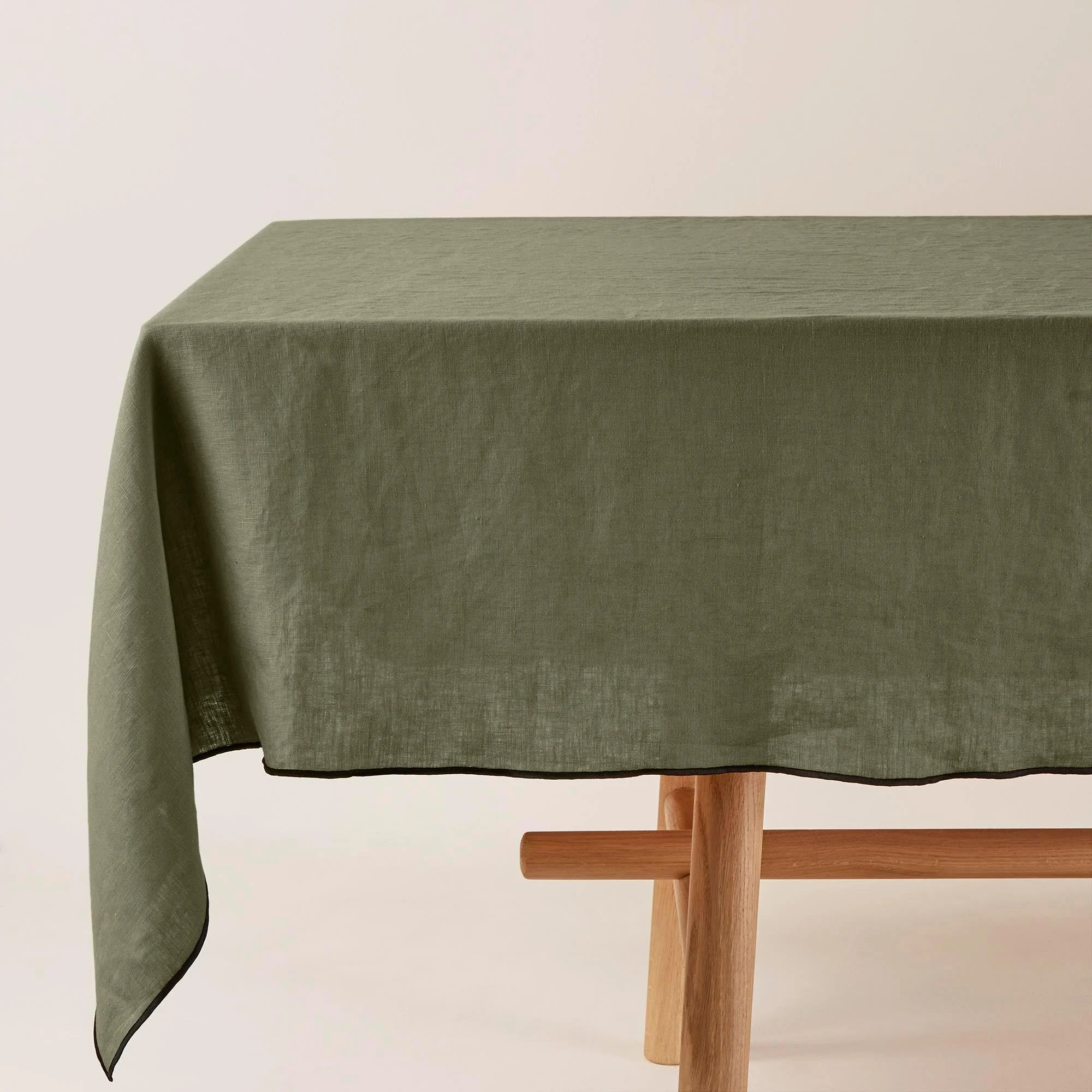 CARLINA - Nappe carrée | Vert