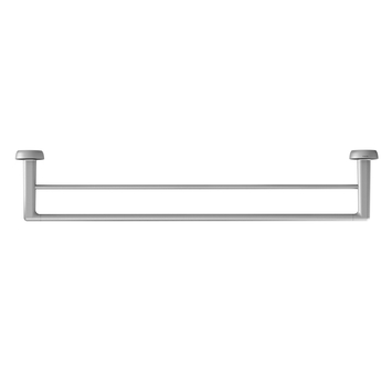 Tiger handdoekrek Cooper dubbel 65,2 cm RVS geborsteld / Zwart