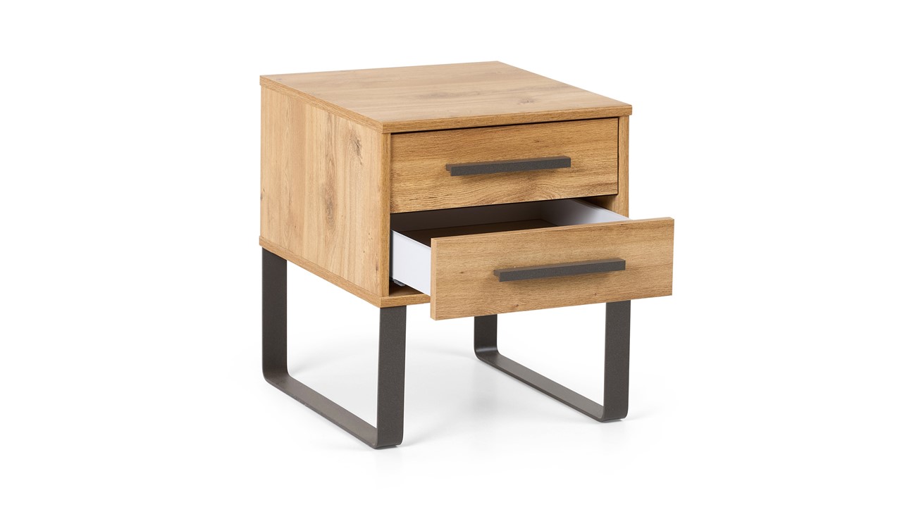Nachtkast Craft 2 laden eiken