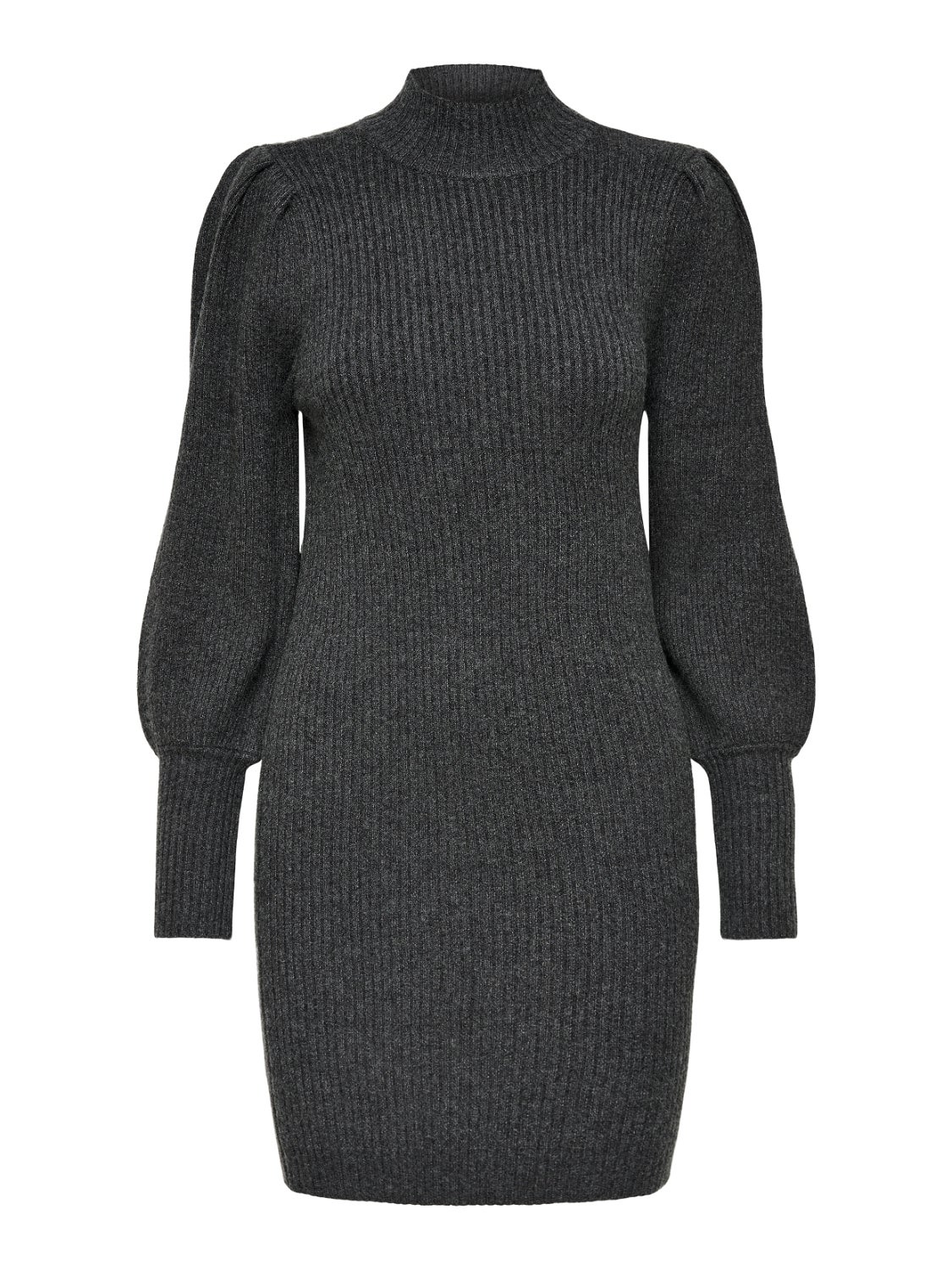 ONLKATIA Langes Kleid Dark Grey Melange