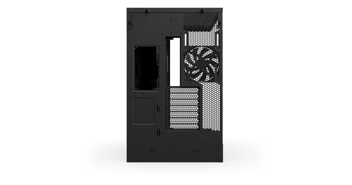 NZXTH9 Flow midi tower behuizing  (Zwart (mat) | 2x USB-A | 1x USB-C | Tempered Glass)