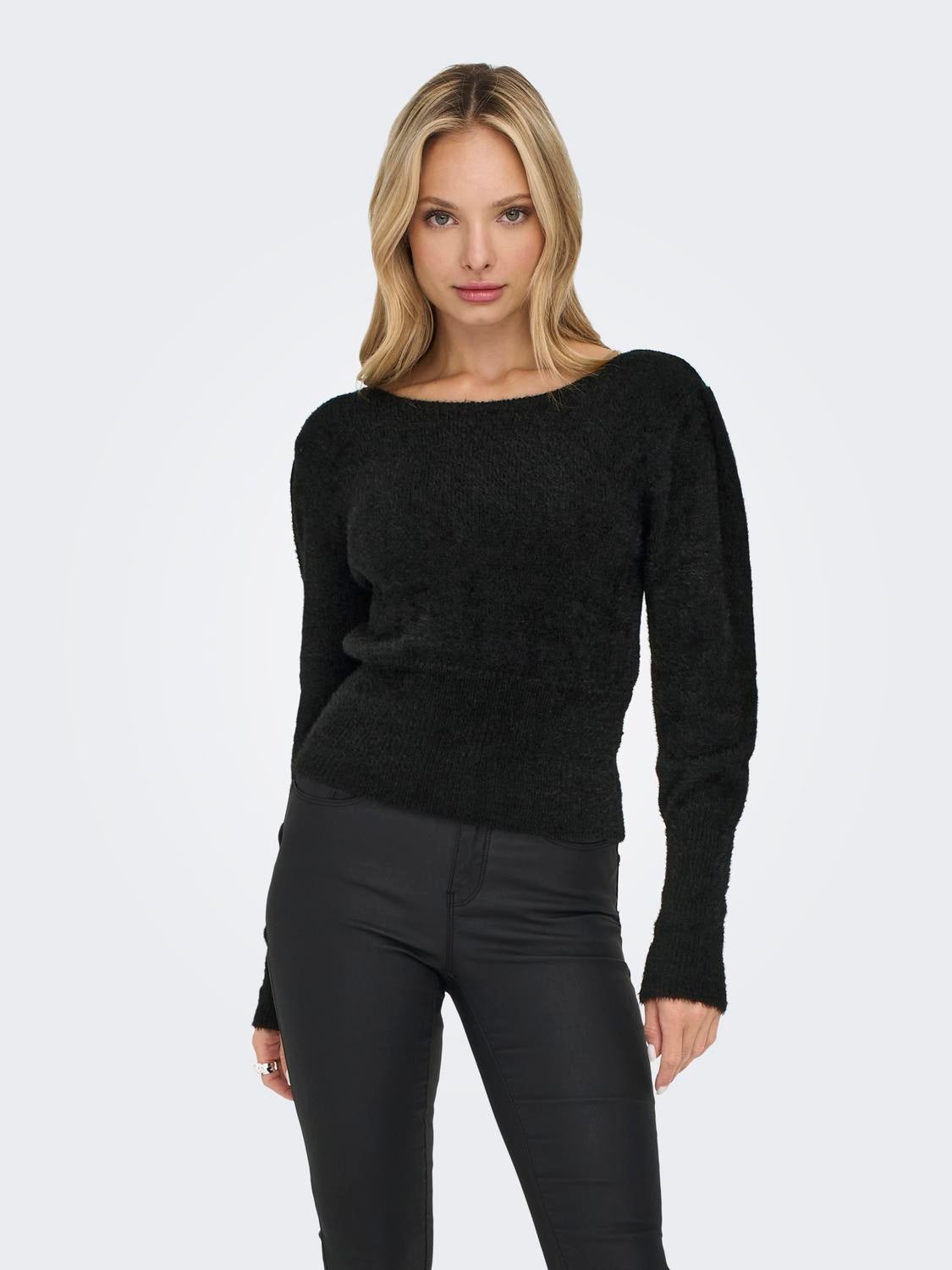 ONLELLA Strickpullover Black