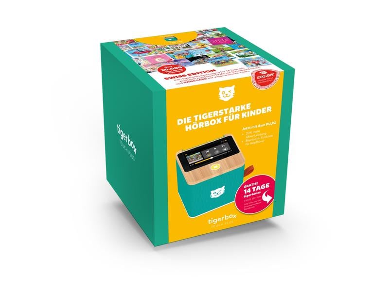 Tigermedia Tigerbox Touch Plus Swiss Edition Grün Hörspiel-Box mit Touchdisplay