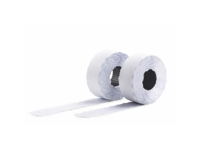 Prisetiket Avery PLR1226 hvid 26x12 mm aftagelige - (15.000 etiketter)