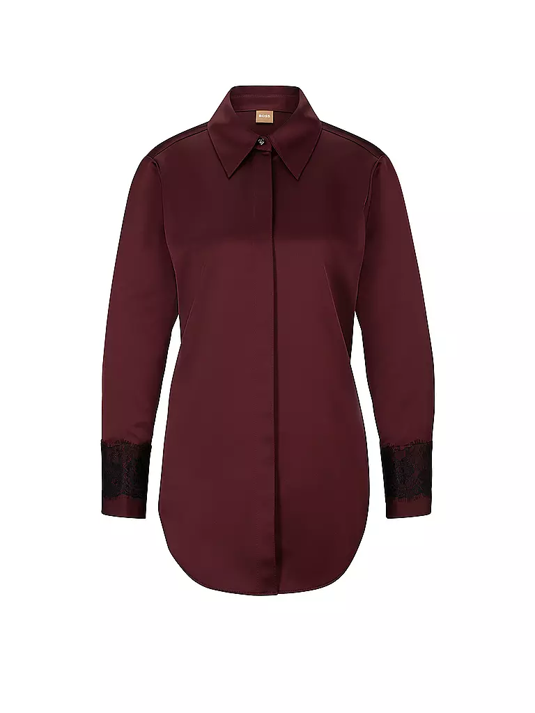 BOSS Bluse BESATINA1 rot