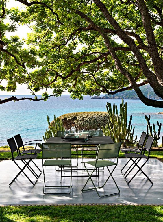 Fermob Caractère tuintafel 128x90 Chili