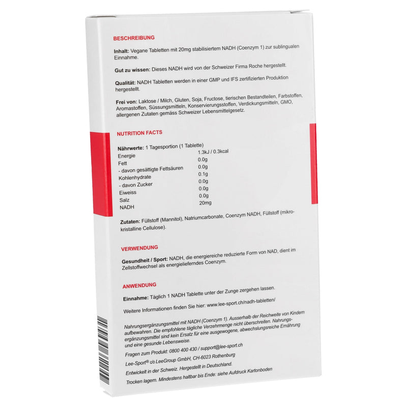 NADH Tabletten