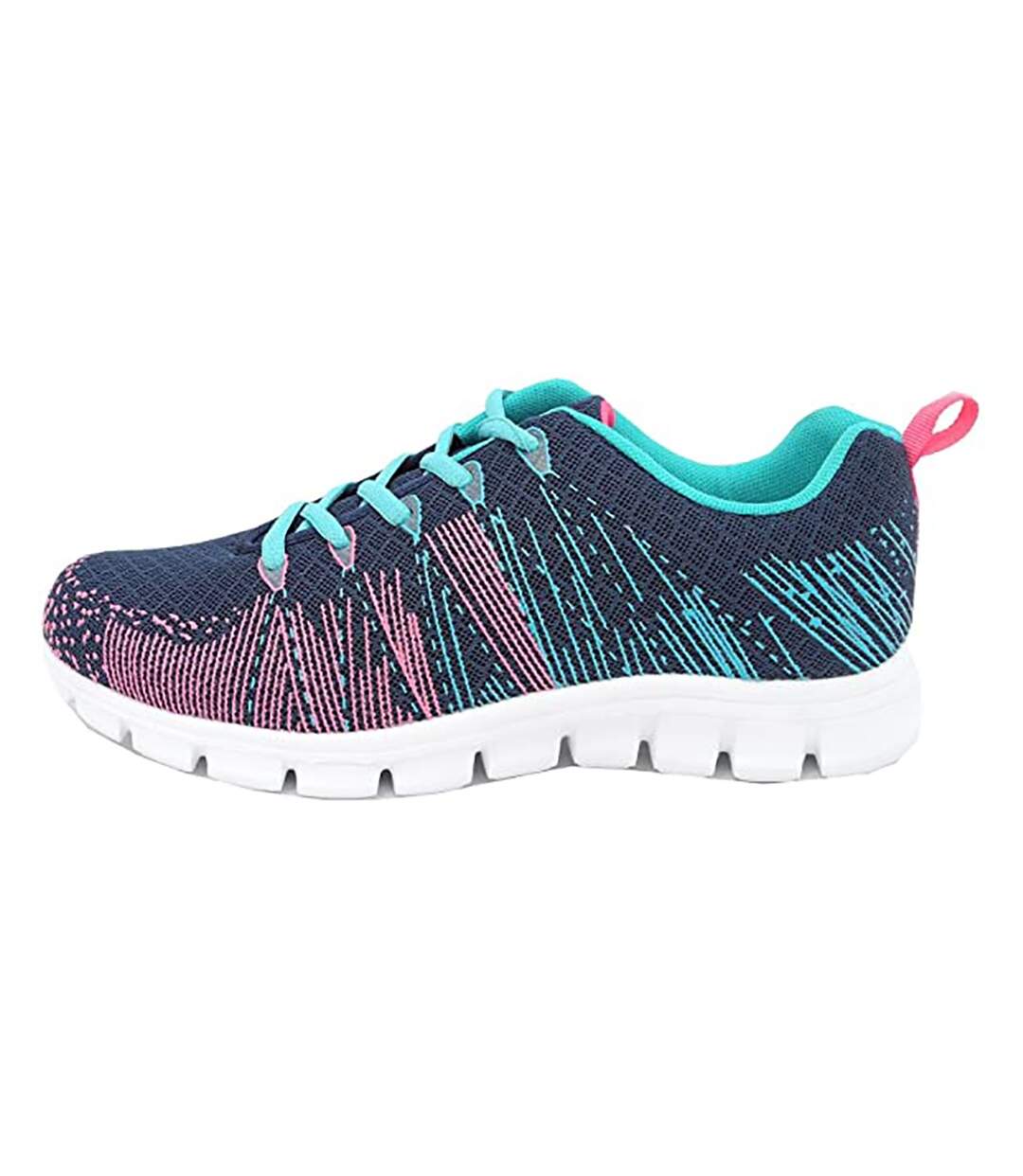 Dek - Baskets STARLIGHT - Femmes (Bleu marine/ Turquoise/ Rose) - UTDF1124
