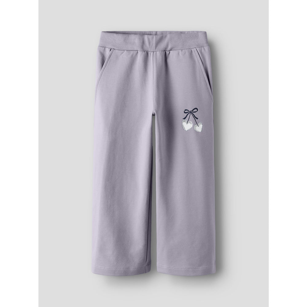 Køb Name It Lavender Gray Nmfbasalt Sweat Wide Bukser Bru