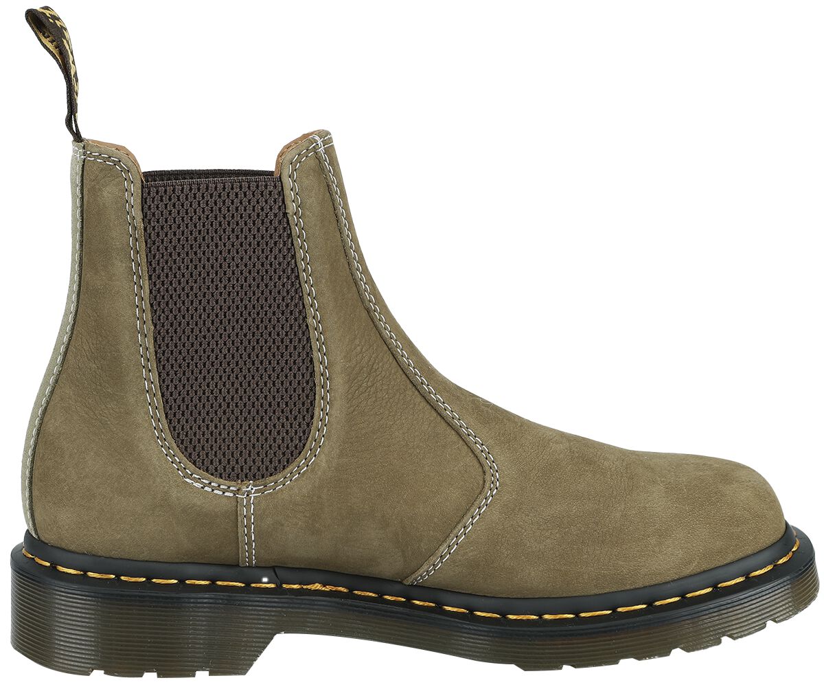 2976 - Muted Olive Tumnled Boots  | Dr. Martens Bottes