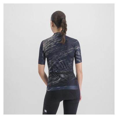 Maillot Manches Courtes Femme Sportful Cliff Supergiara Bleu/Blanc
