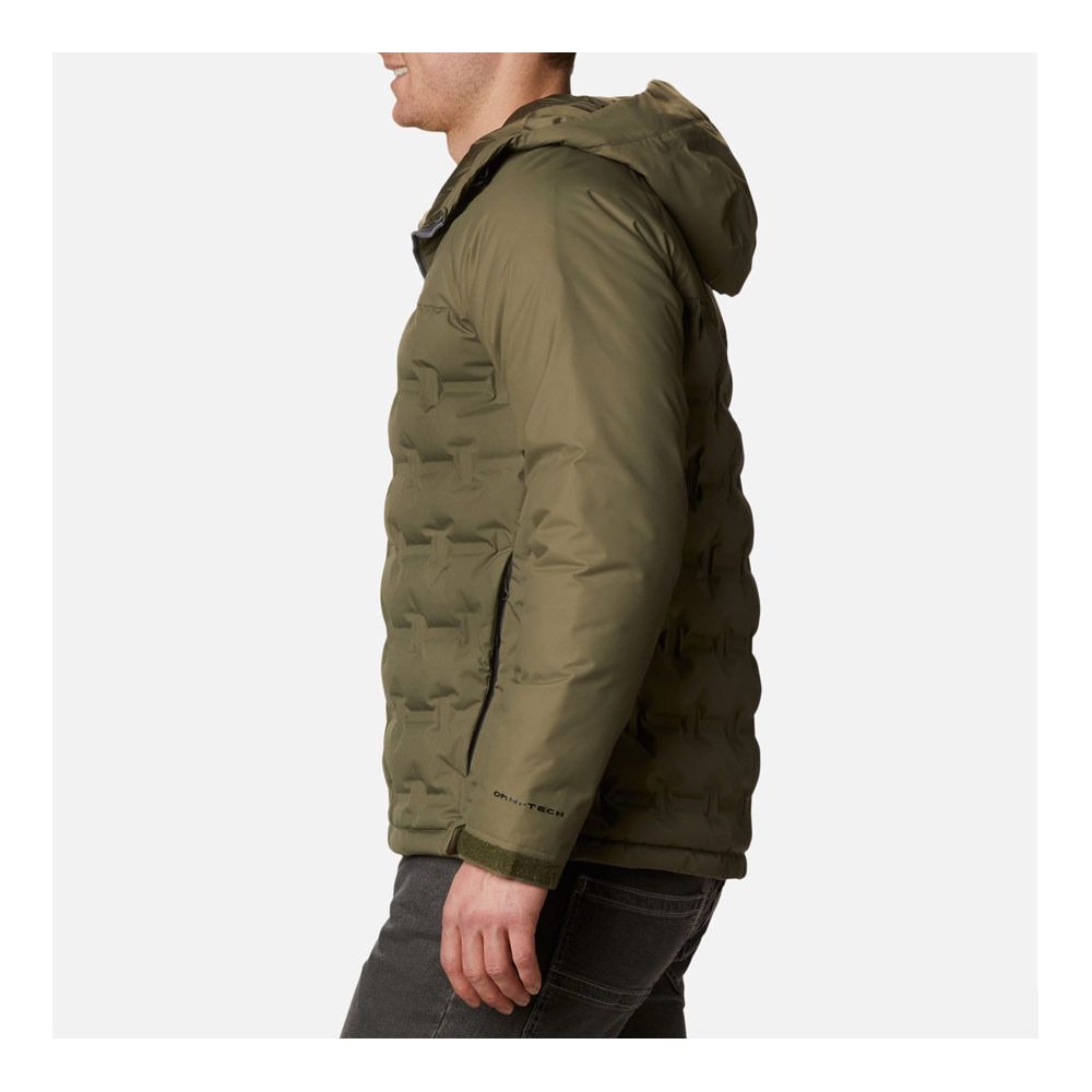 Columbia GRAND TREK - Doudoune Homme stone green