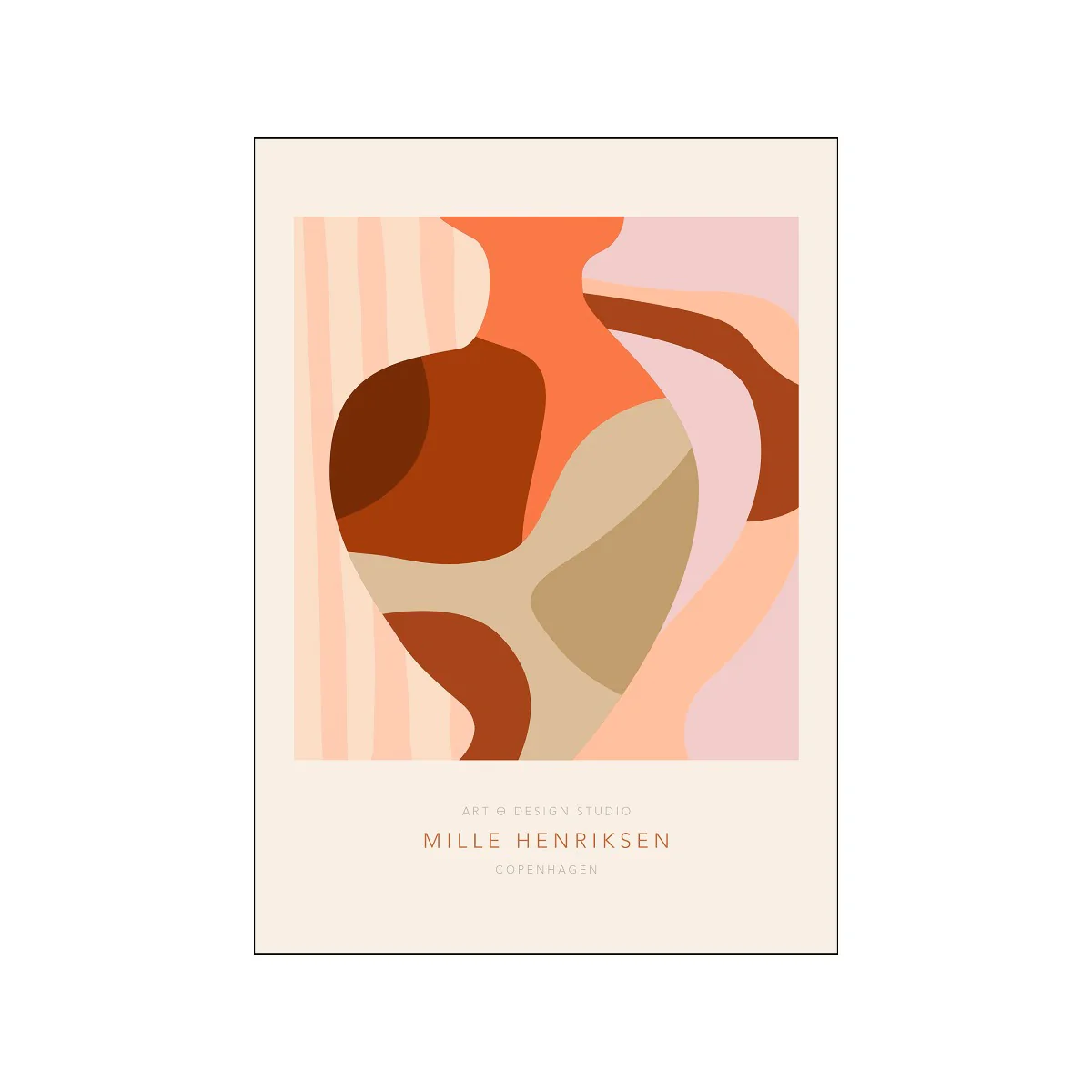 Poster & Frame  Mille Henriksen plakat - Camouflage 02
