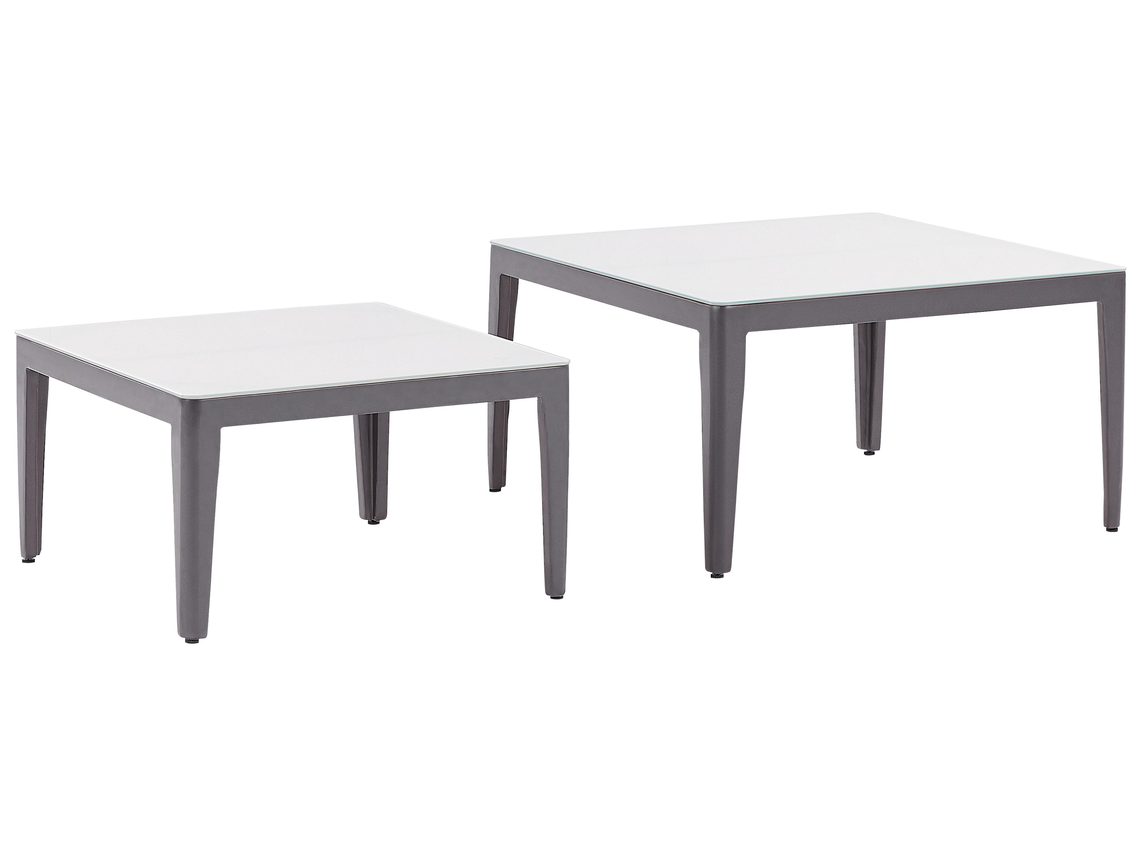 Tuin hoekloungeset met tafel 6-zits RIMA III linkszijdig modulair Metaal Beige