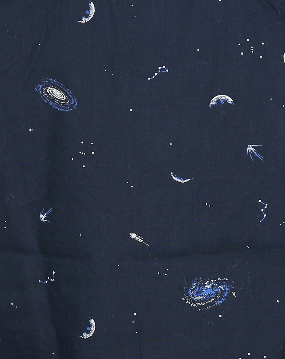 Langarm-Hemd SPACE in marineblau