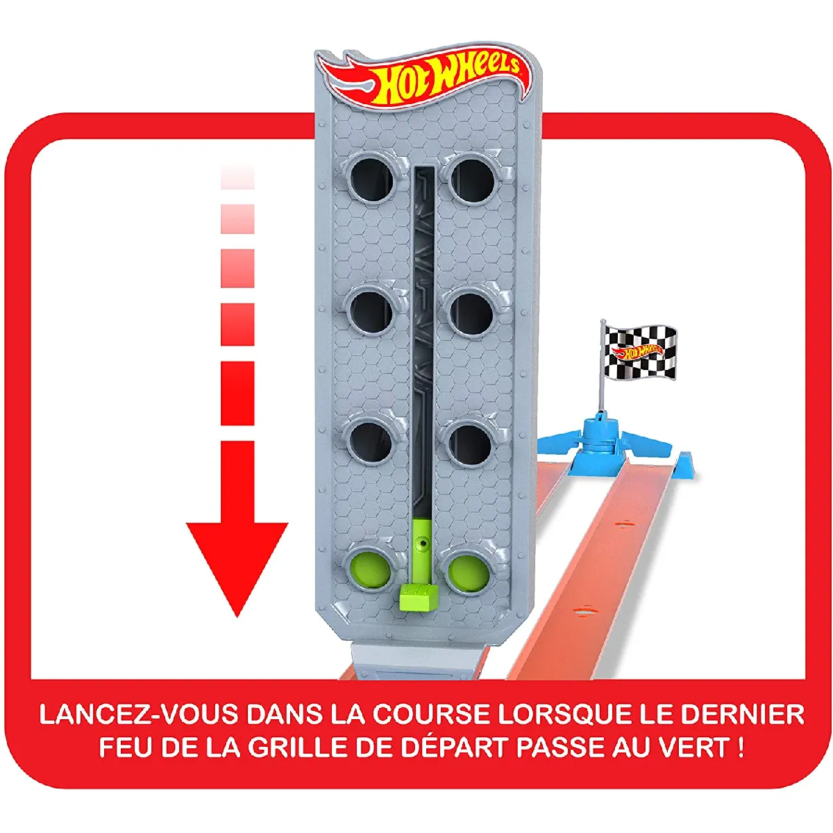 HOT WHEELS Coffret Double Piste