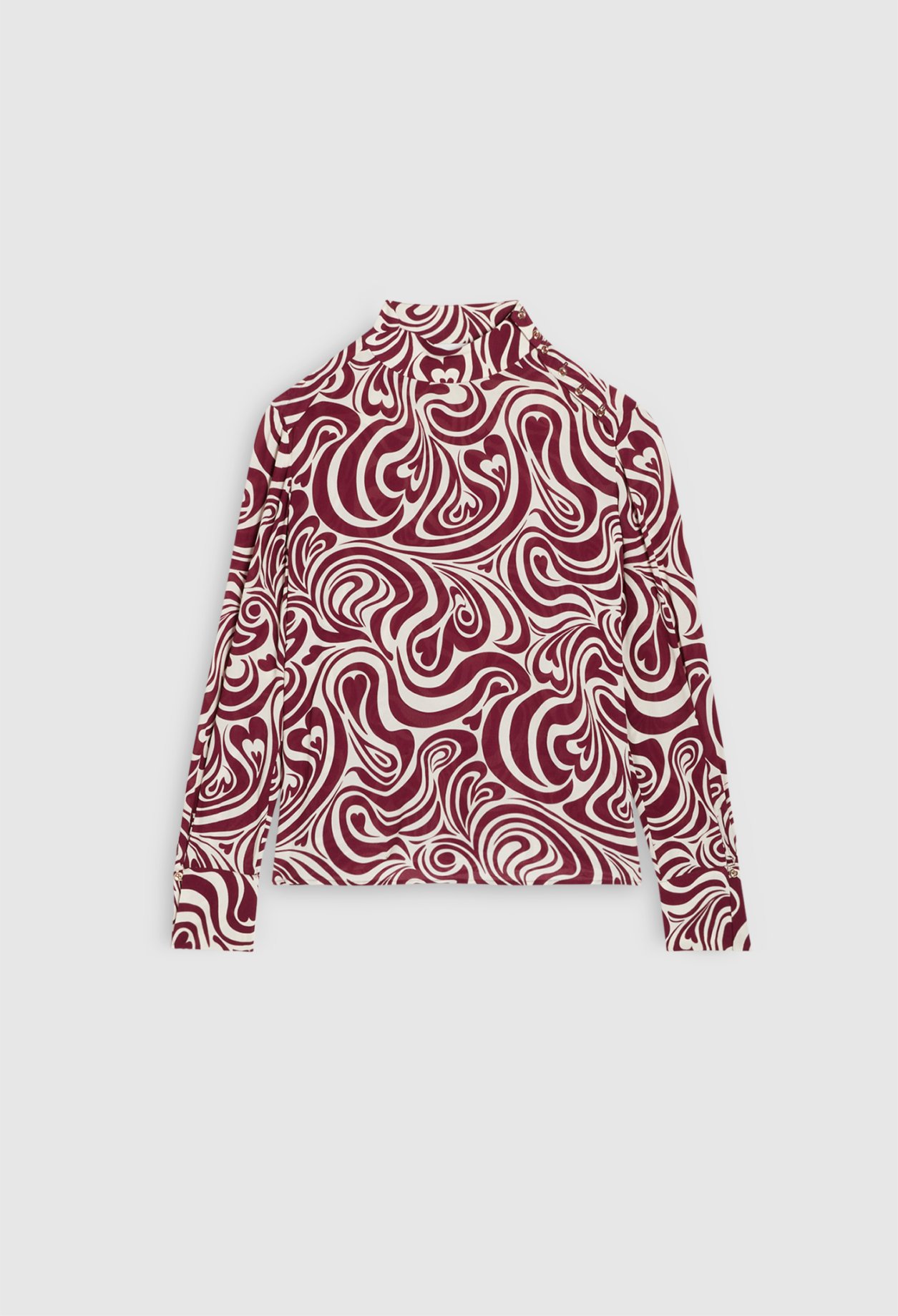 Blouse imprime coeur